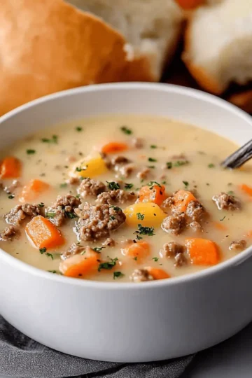 Cheeseburger Soup