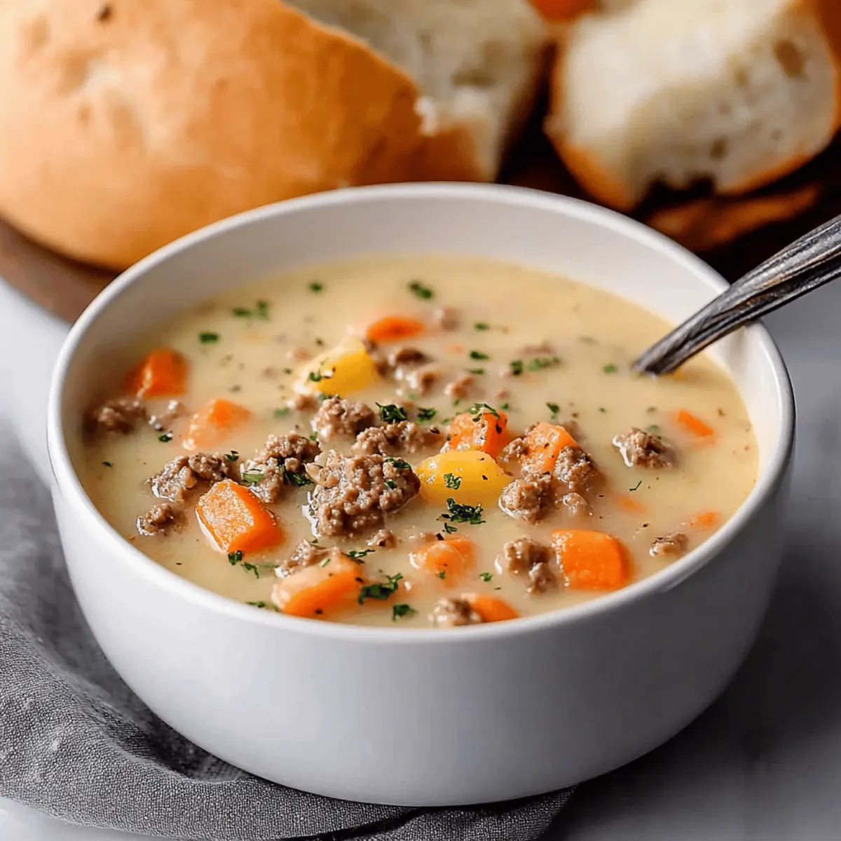 Cheeseburger Soup