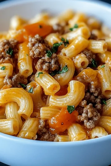 Cheeseburger Pasta