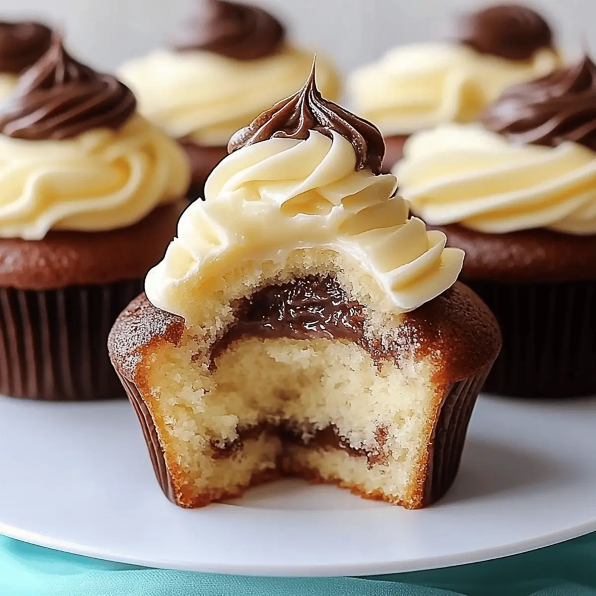 Boston Cream Pie Cupcakes