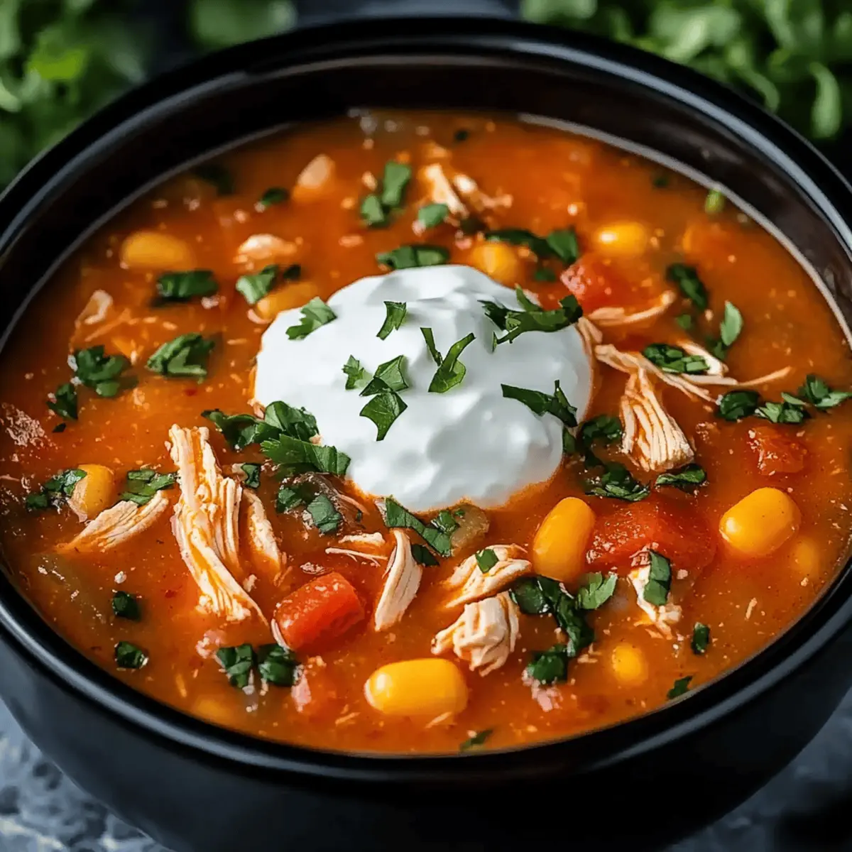 Crock Pot Chicken Fajita Soup