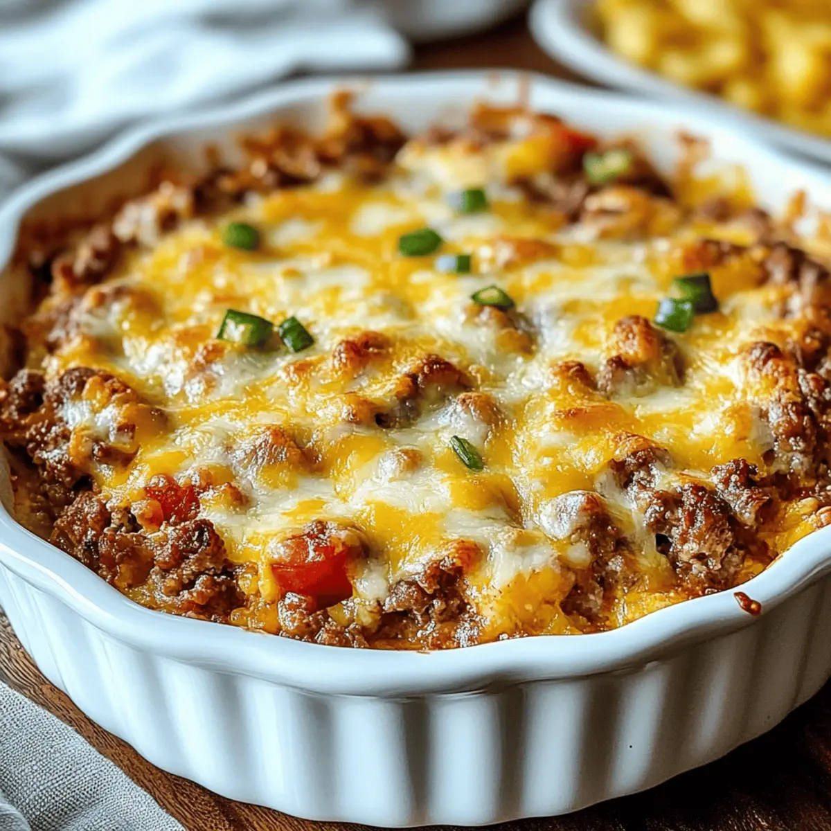 Cheesy Low-Carb Taco Casserole