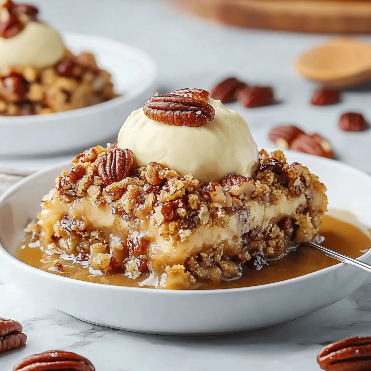 Pecan Pie Dump Cake