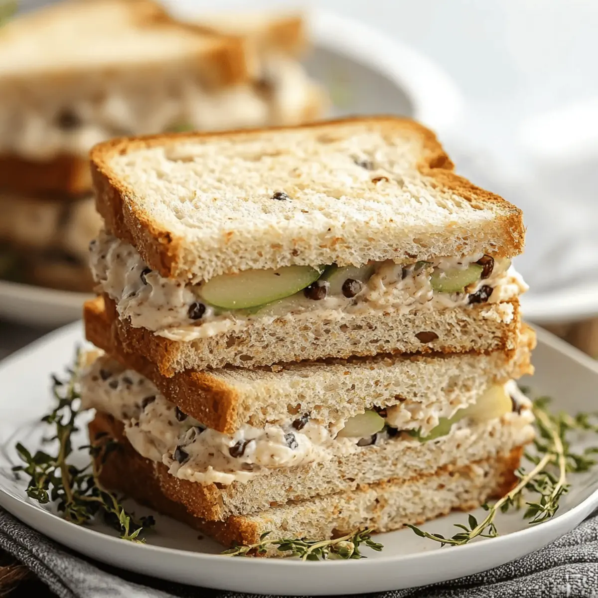 Pear Tea Sandwiches