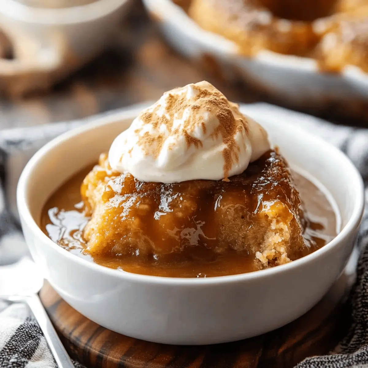 Self Saucing Butterscotch Pudding