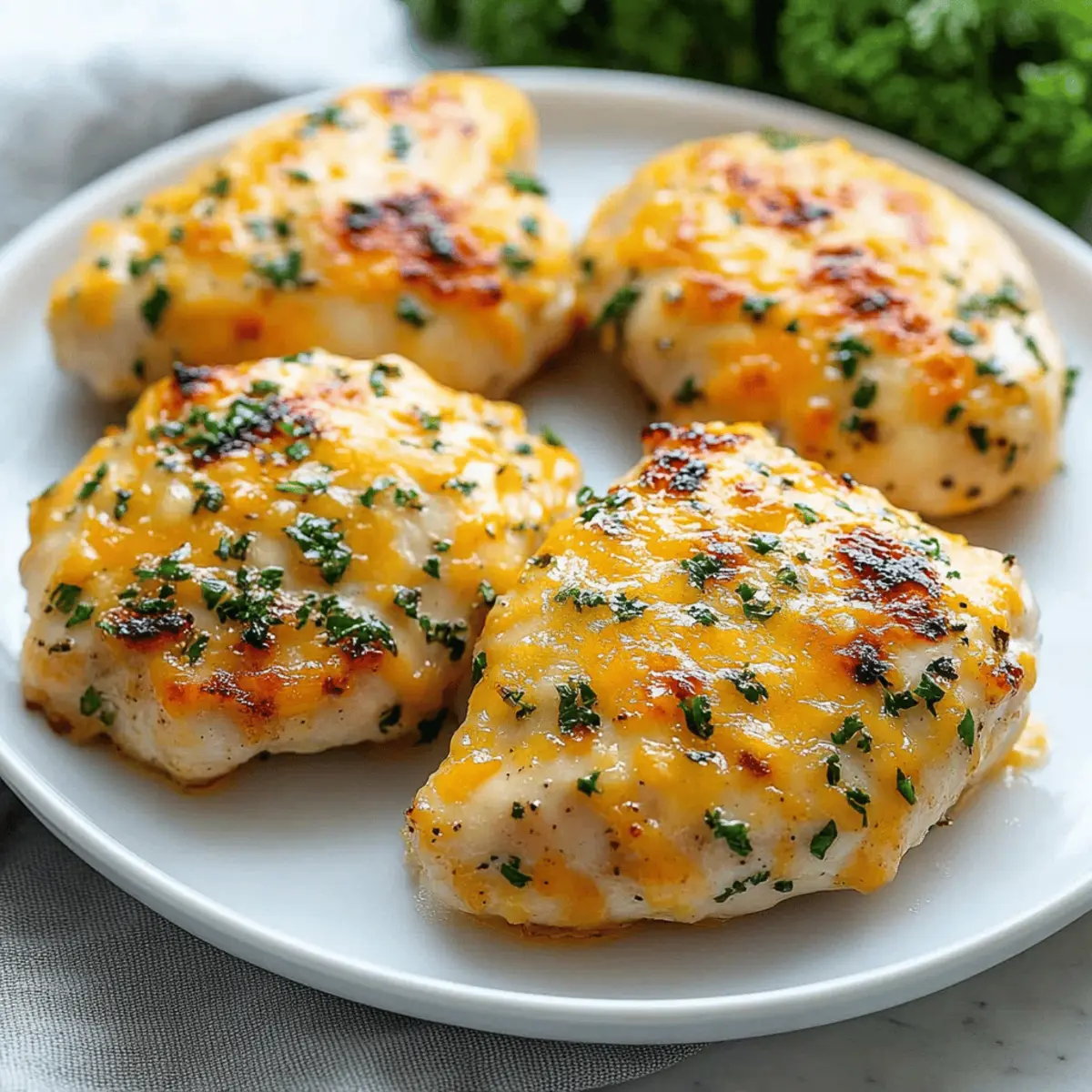 Cheddar Ranch Chicken Thighs