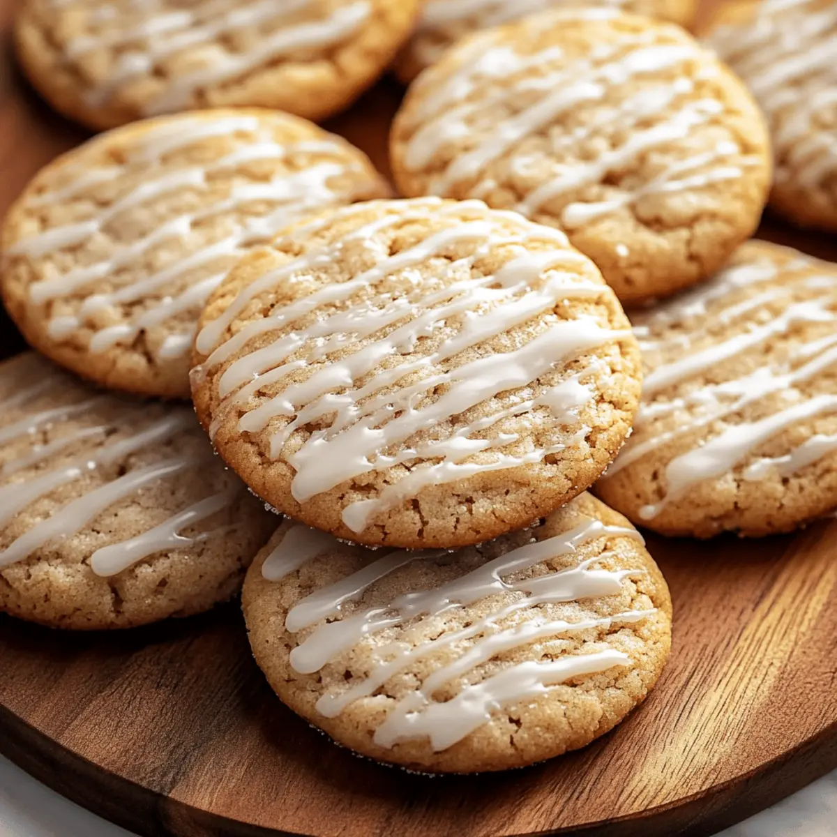 Earl Grey Sugar Cookies with Lemon Glaze
