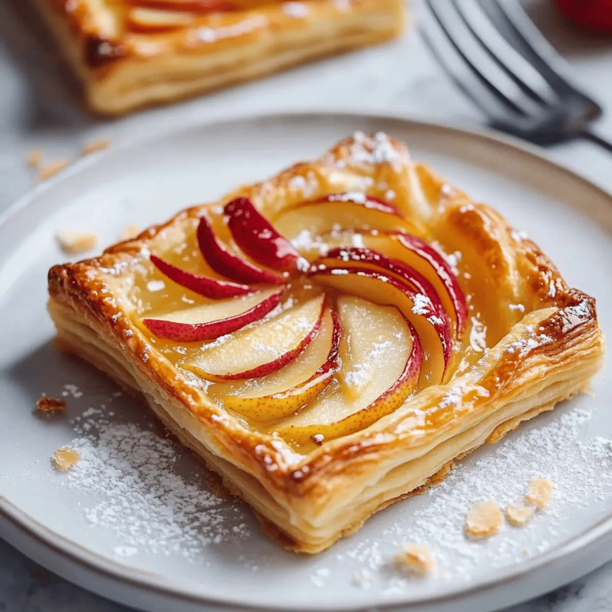 Puff Pastry Pear Tarts