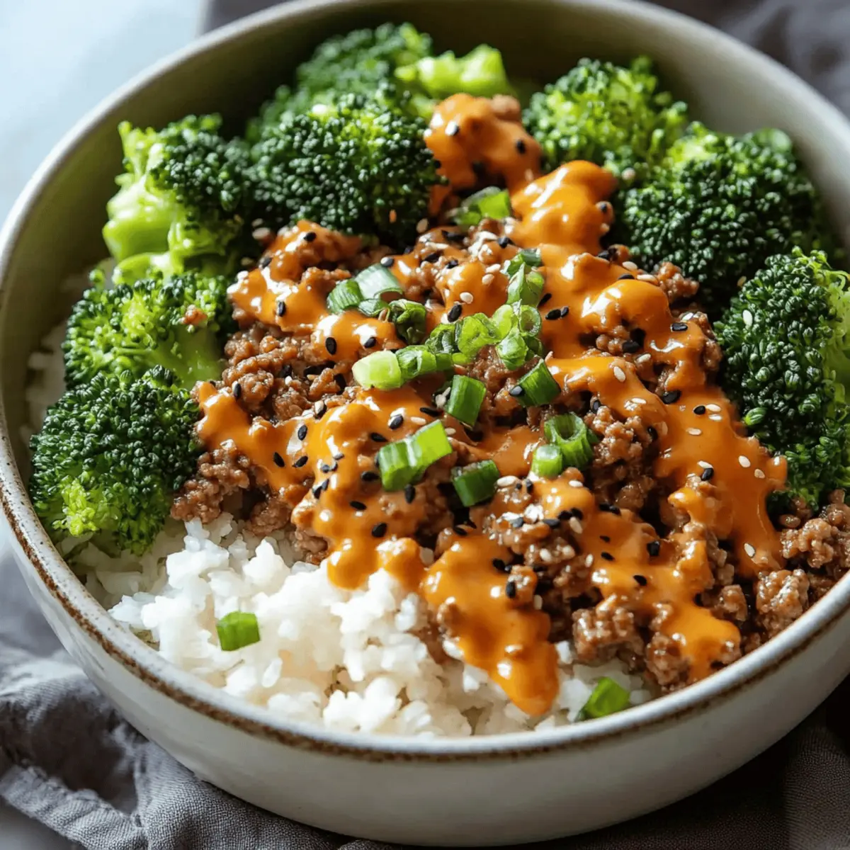 Teriyaki Ground Beef and Broccoli