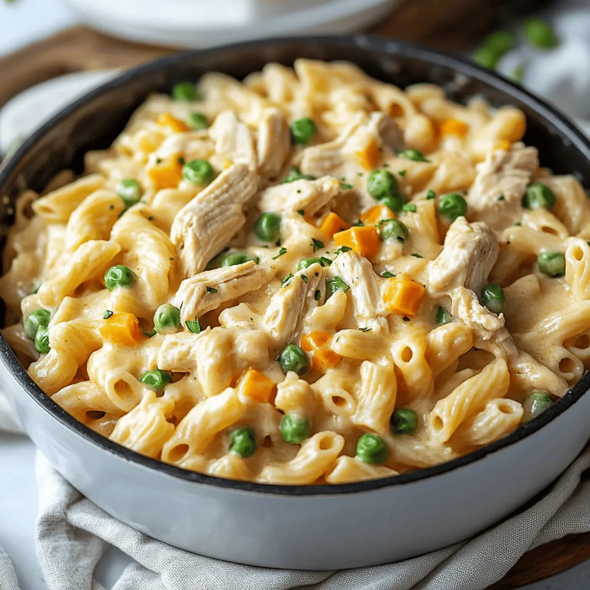 Chicken Pot Pie Pasta