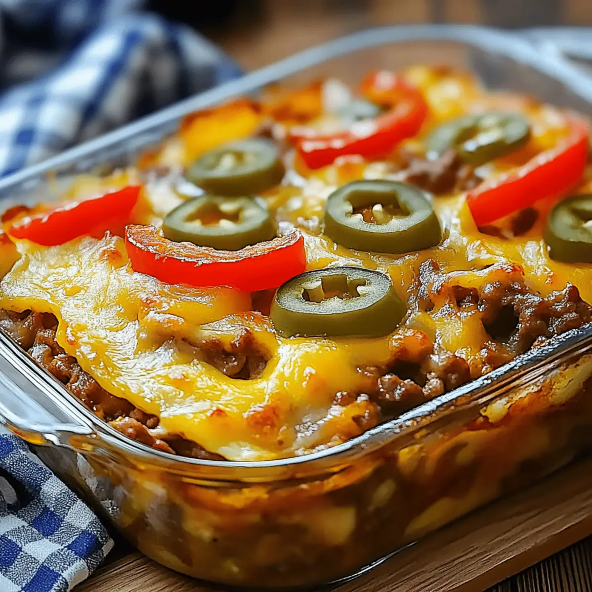Southern Five Layer Beef Casserole