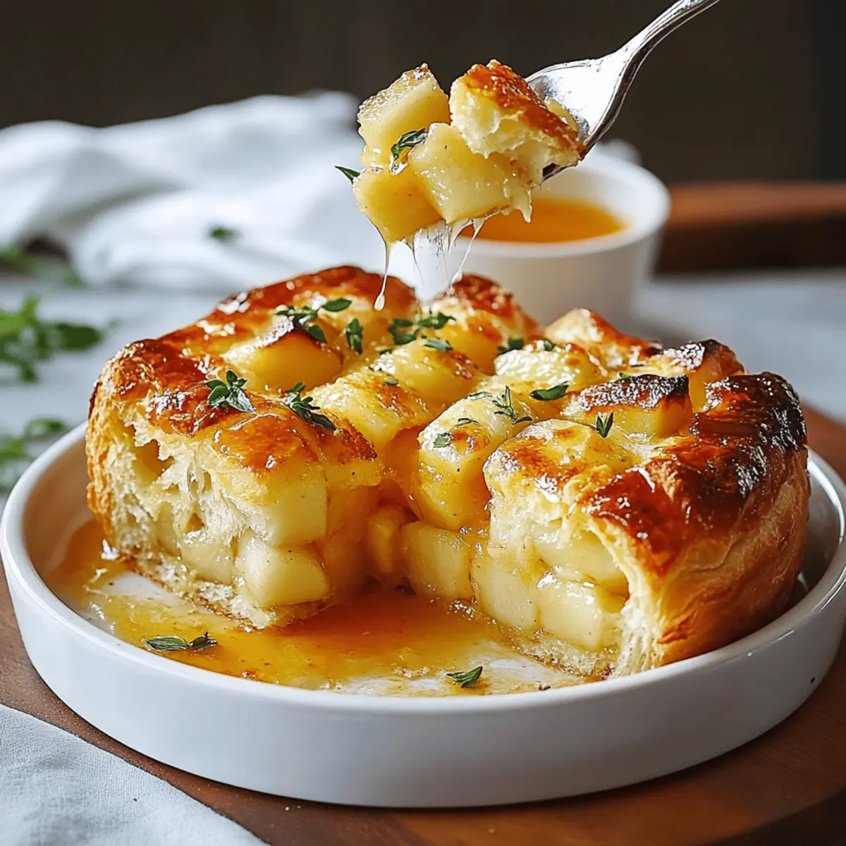 Apple Cheddar Crescent Casserole