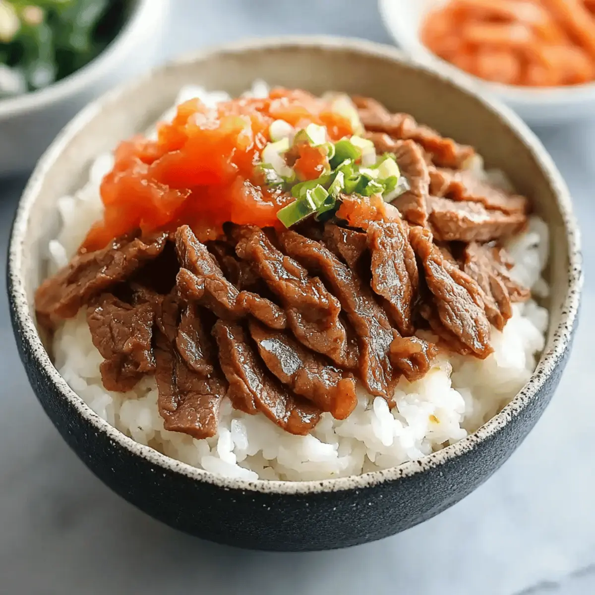 Gyudon Japanese Beef Bowls