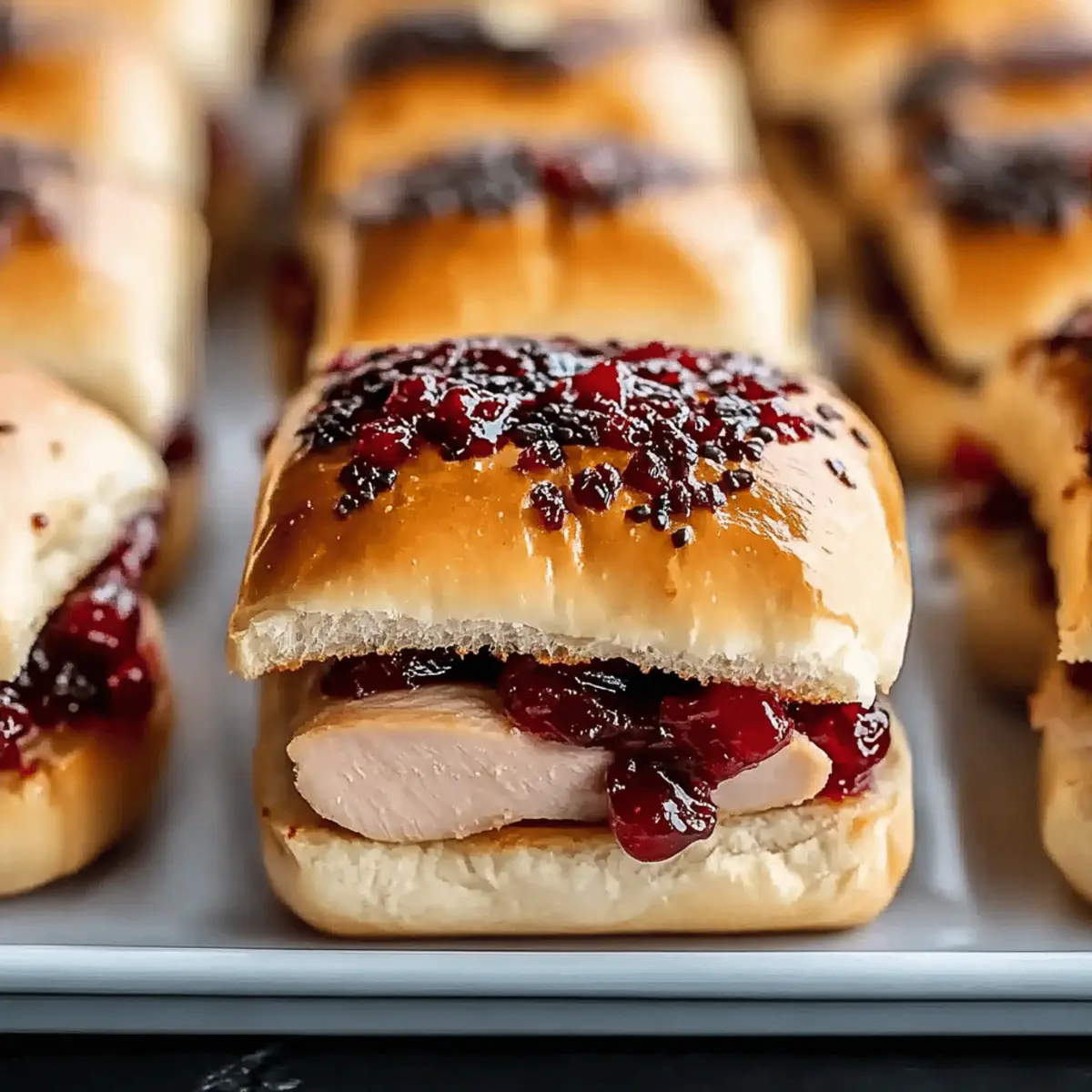 Turkey Cranberry Sliders