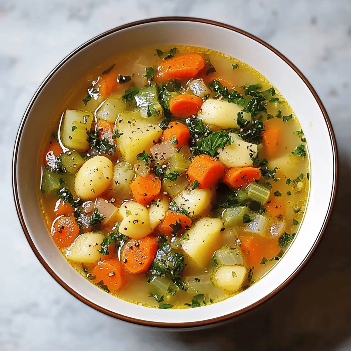 Slow-Cooker Vegetable Soup