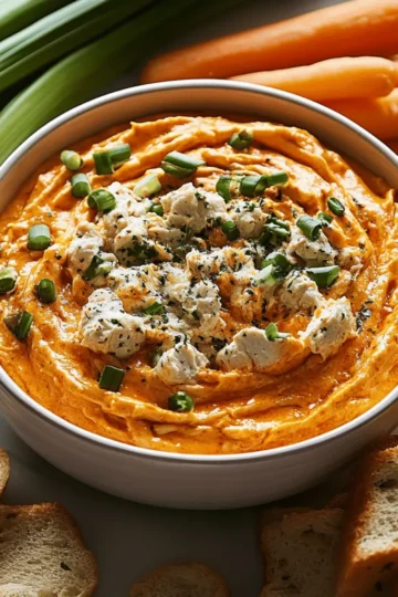 Crockpot Buffalo Chicken Dip