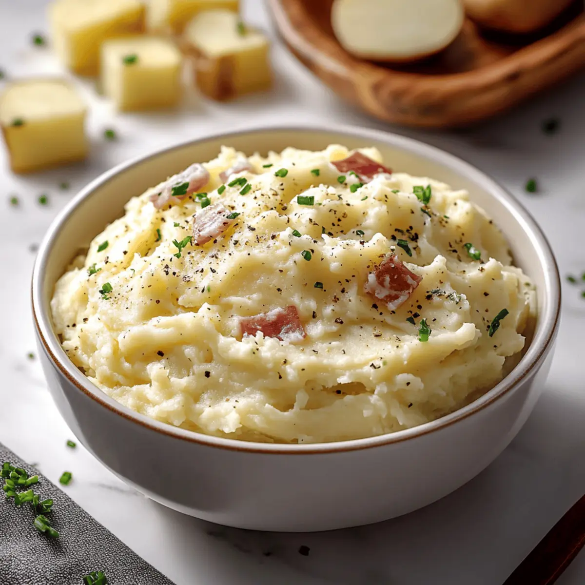 Crockpot Garlic Mashed Potatoes