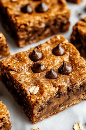 Healthy Pumpkin Oatmeal Bars