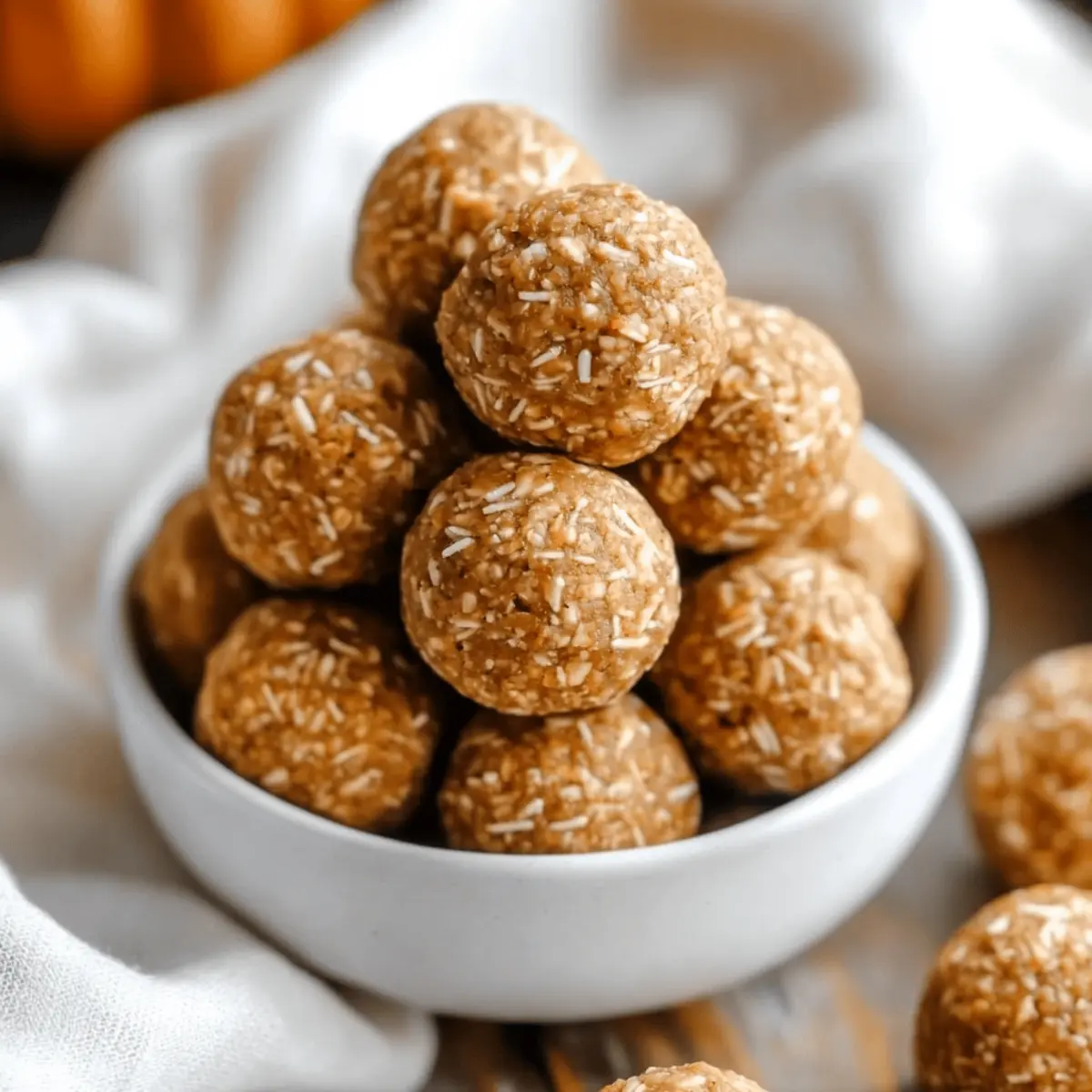 Pumpkin Protein Balls