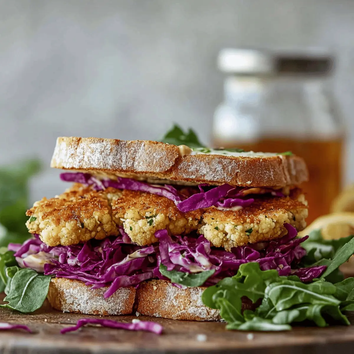 Cauliflower Schnitzel Sandwiches