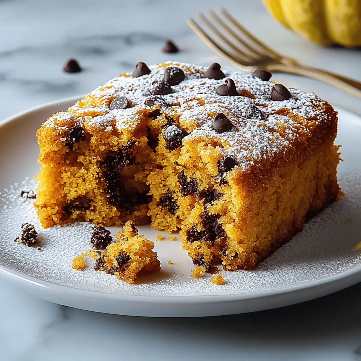 Pumpkin Chocolate Chip Breakfast Cake