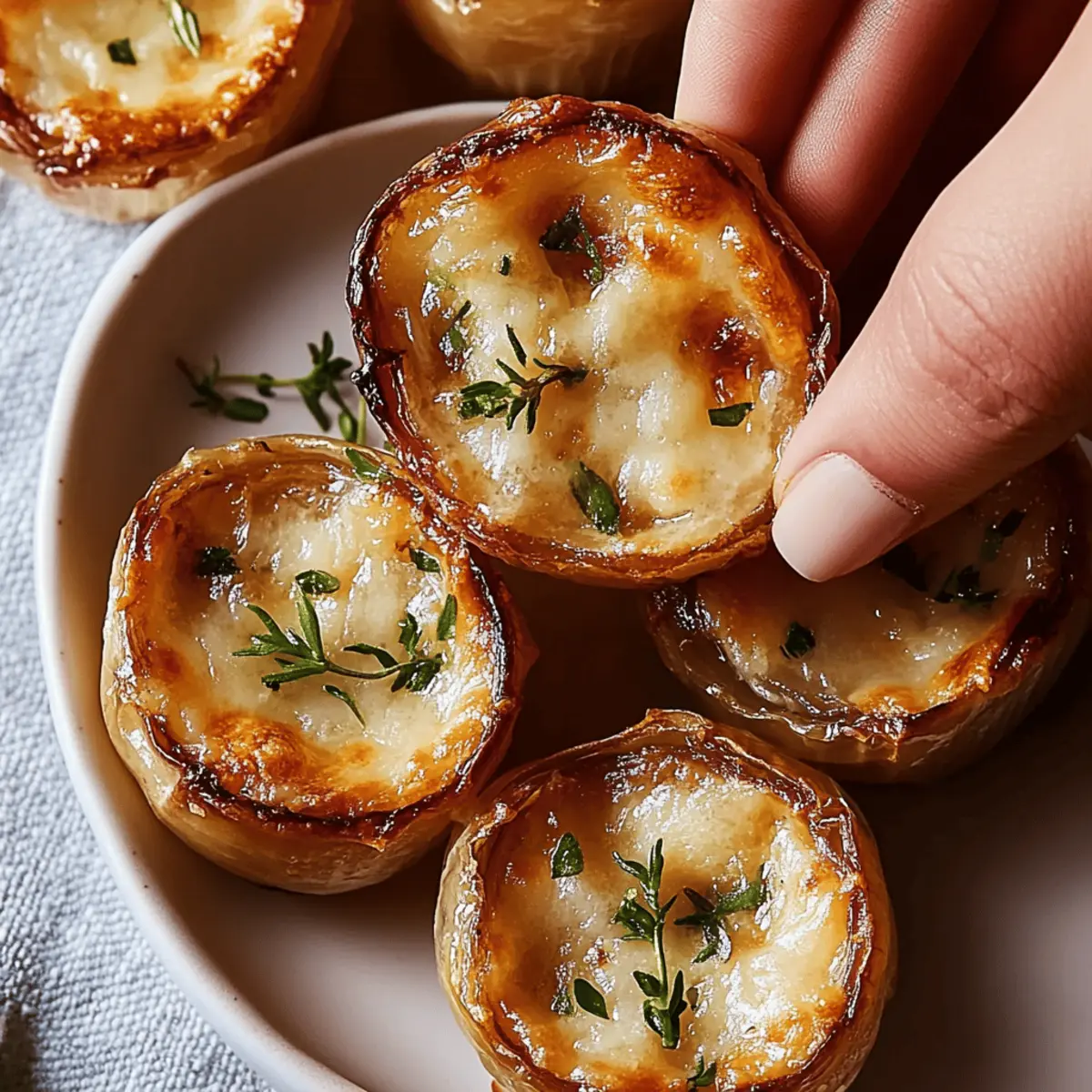 French Onion Soup Bites