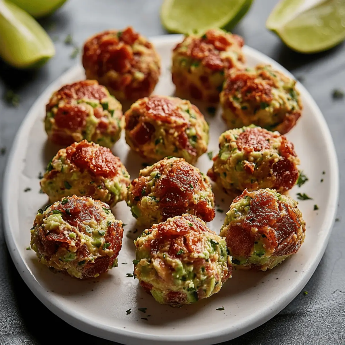 Bacon Guac Bombs