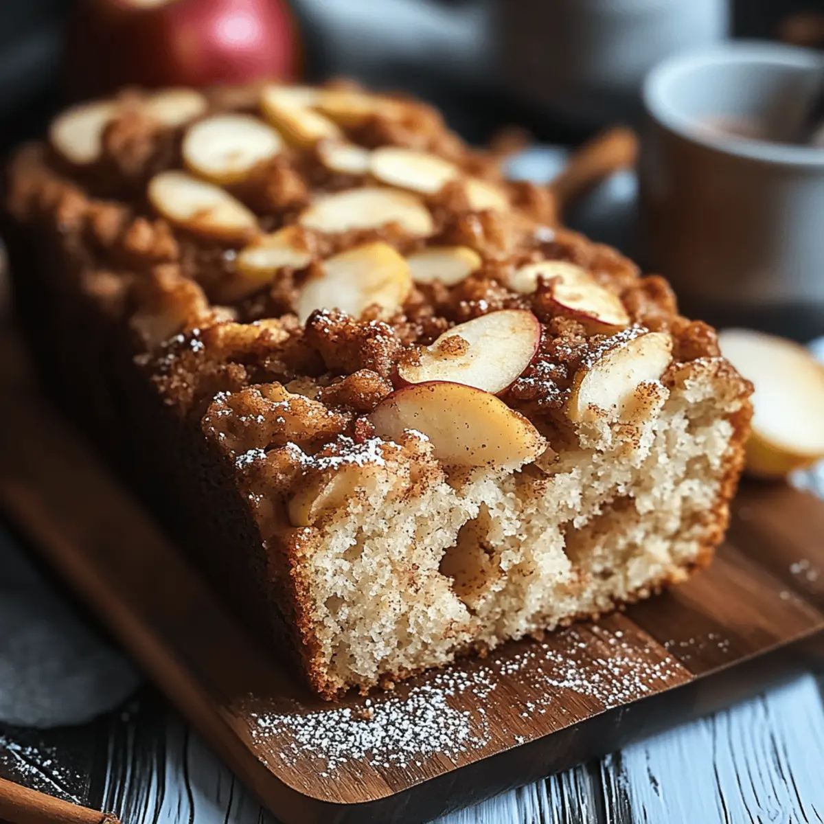 Apple Cinnamon Loaf