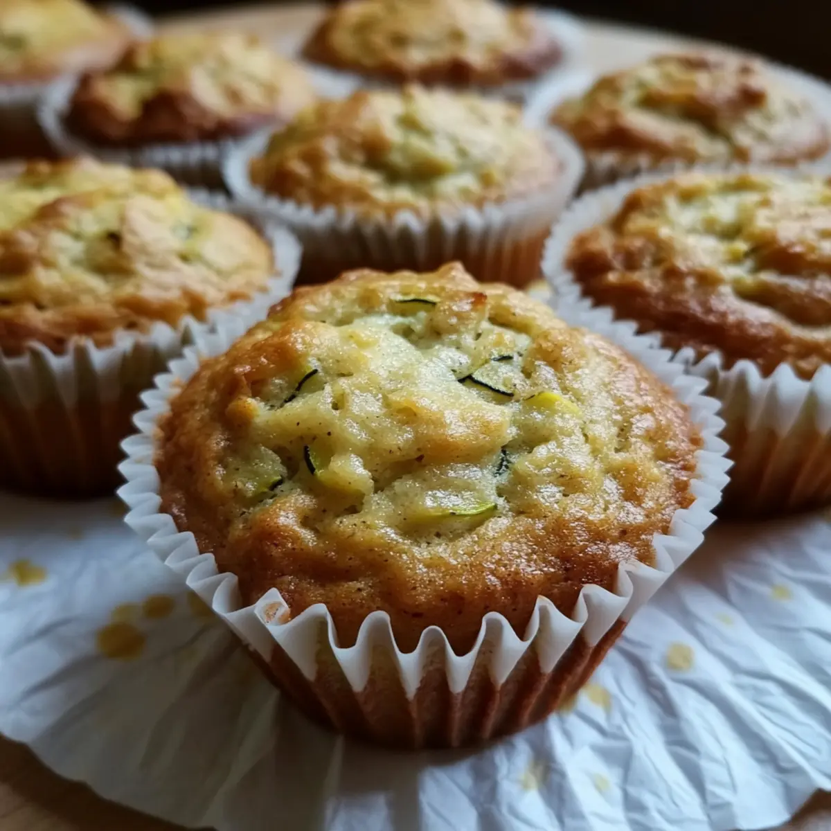 Banana Zucchini Muffins