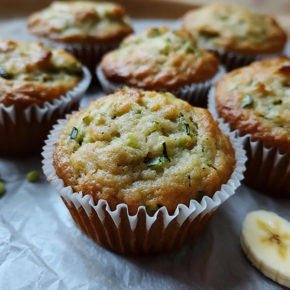 Banana Zucchini Muffins