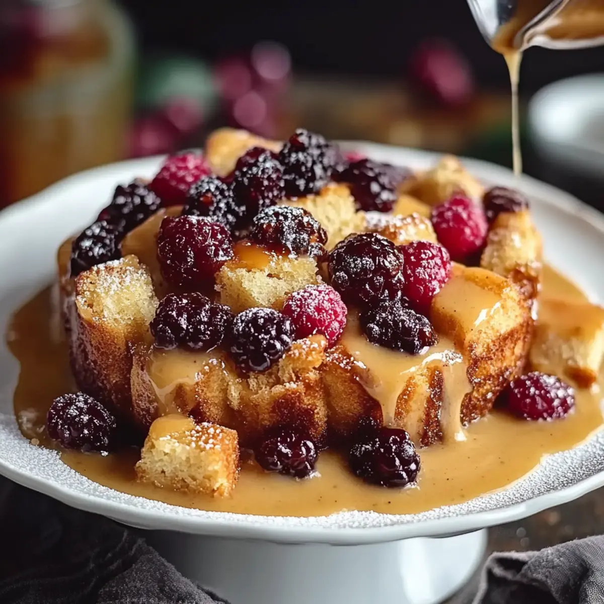 Bread Pudding With Bourbon Sauce