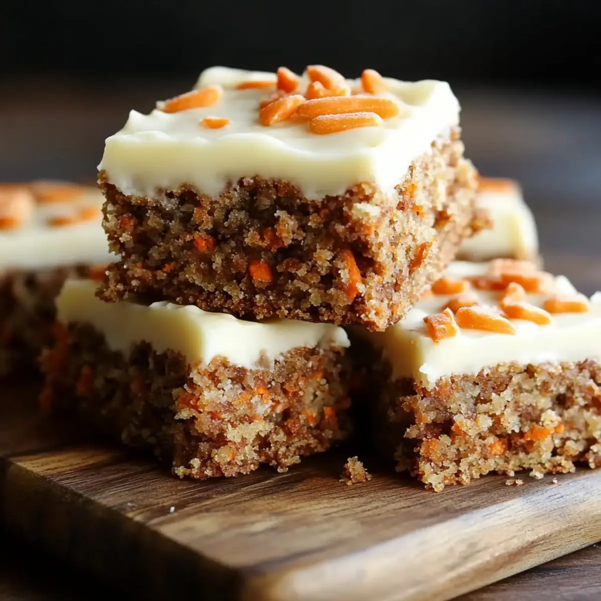Carrot Cake Bars with Cream Cheese Frosting