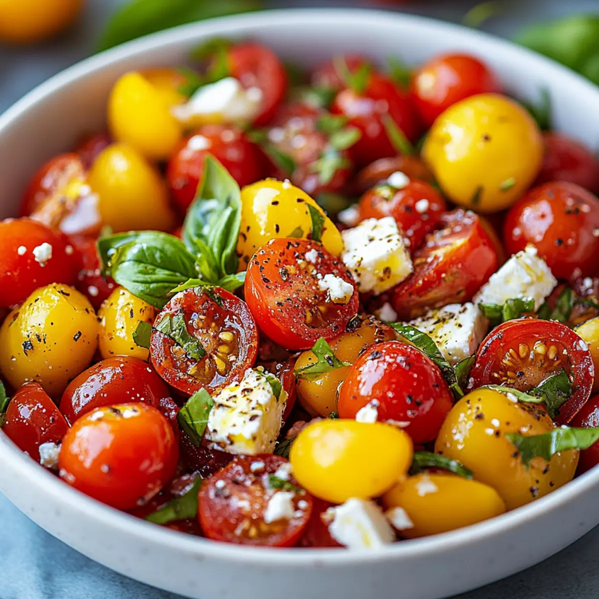 Cherry Tomato Feta Salad