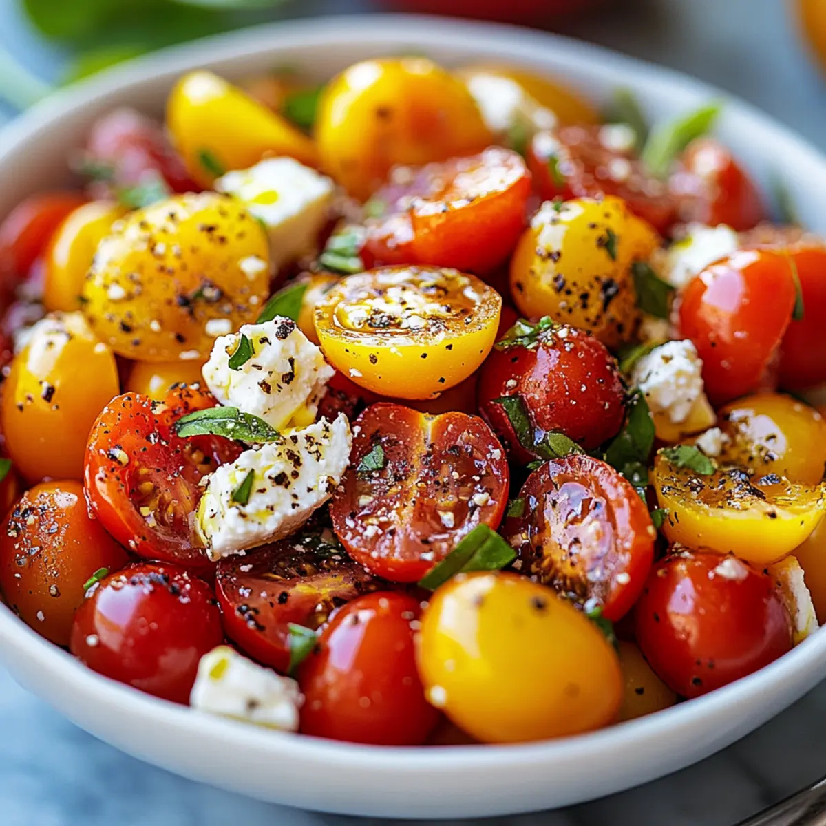 Cherry Tomato Feta Salad