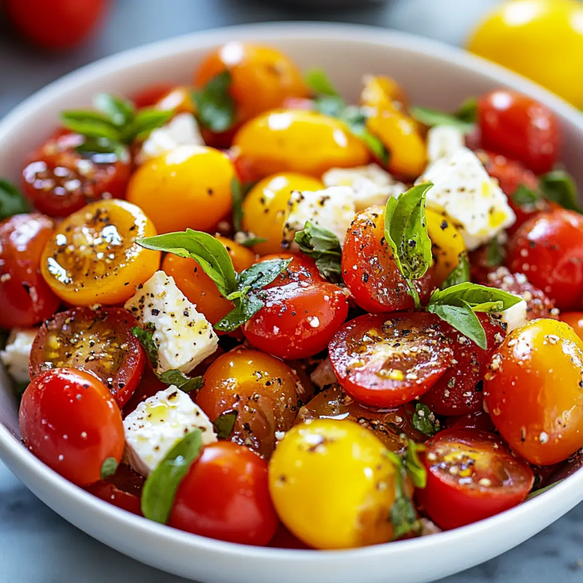 Cherry Tomato Feta Salad