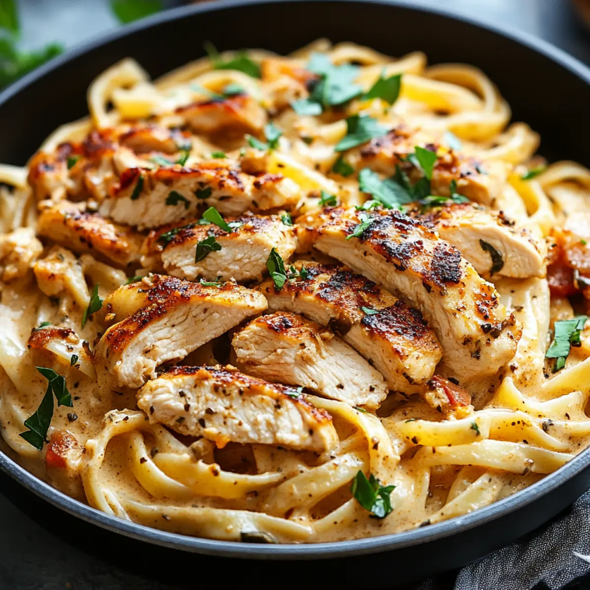 Creamy Cajun Chicken Pasta