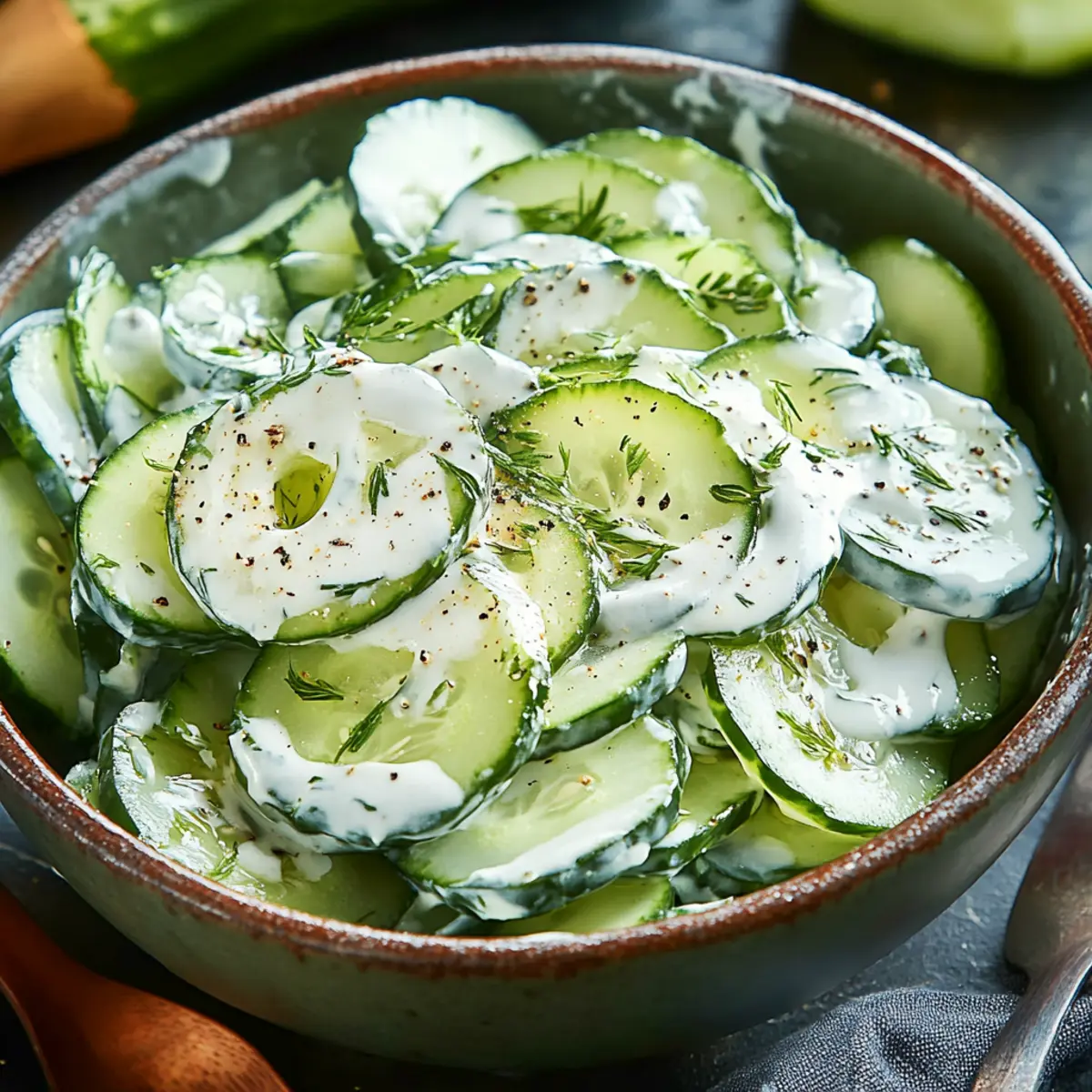 Creamy Cucumber Salad
