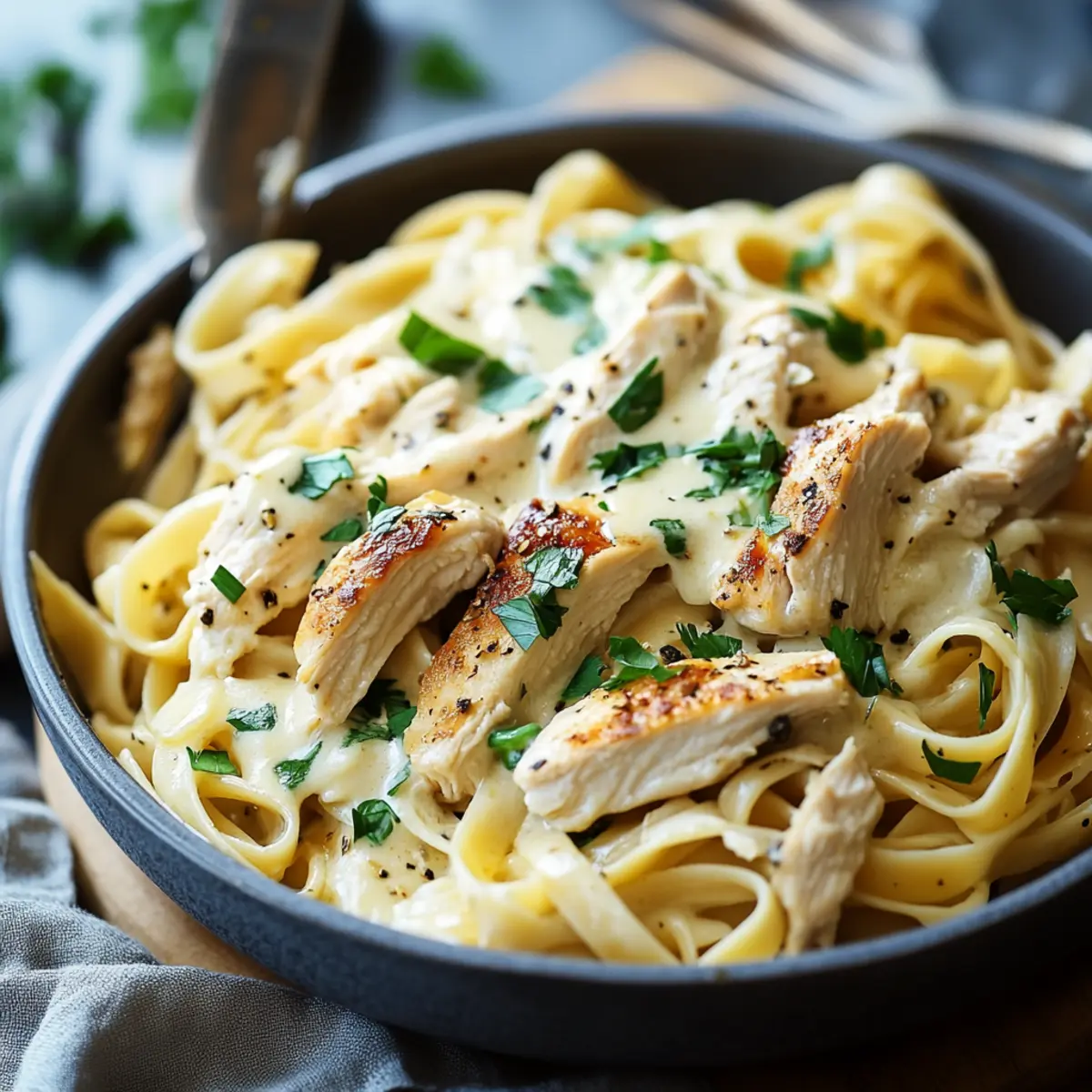 Dairy‑Free Chicken Alfredo