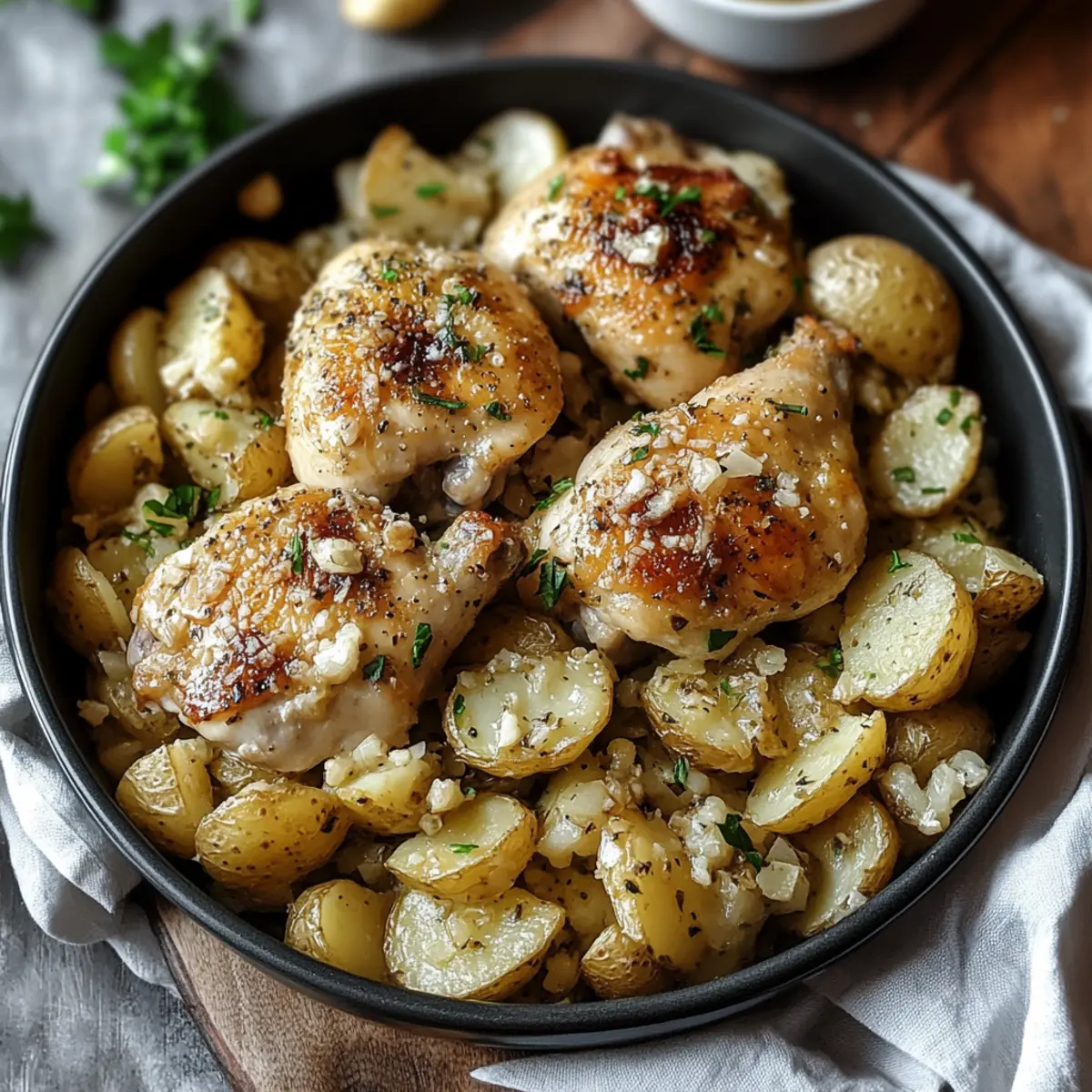 Garlic Parmesan Chicken and Potatoes