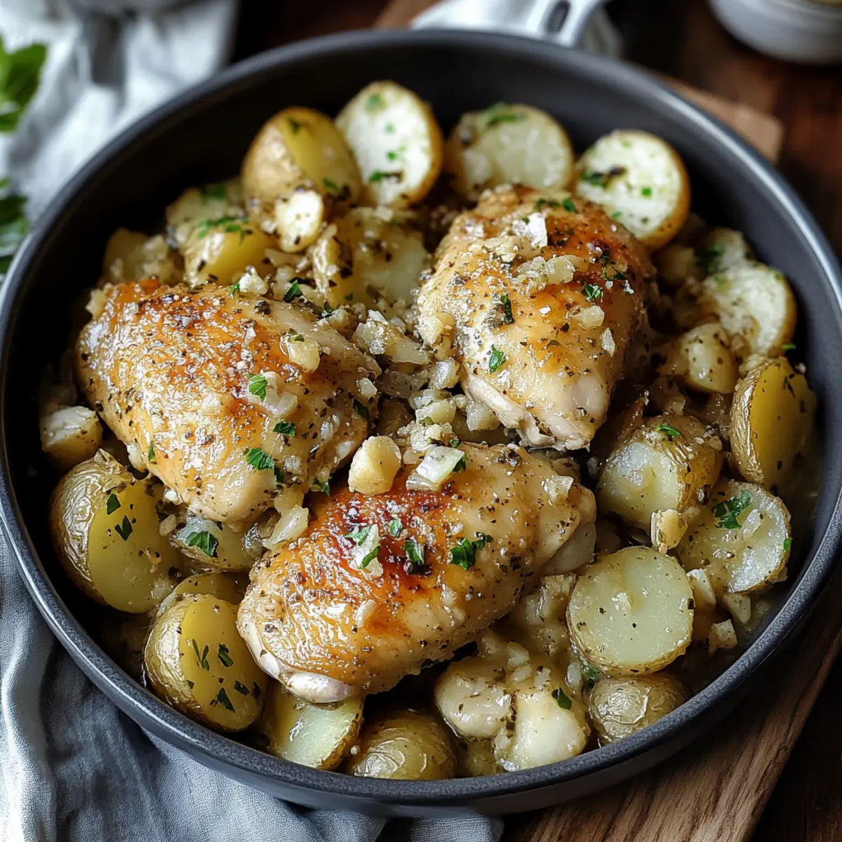 Garlic Parmesan Chicken and Potatoes