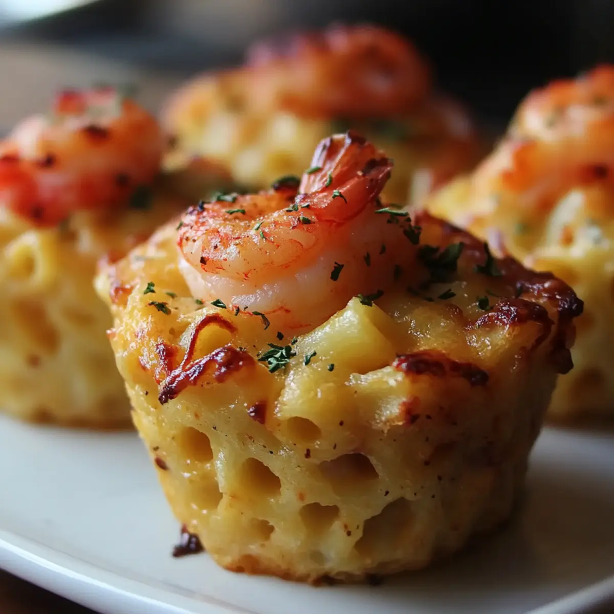 Lobster Shrimp Mac and Cheese Cups