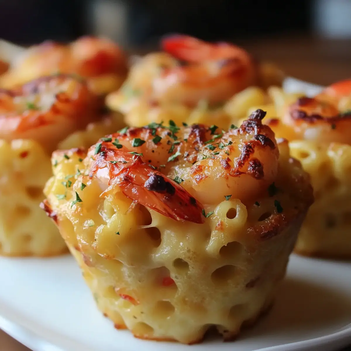 Lobster Shrimp Mac and Cheese Cups