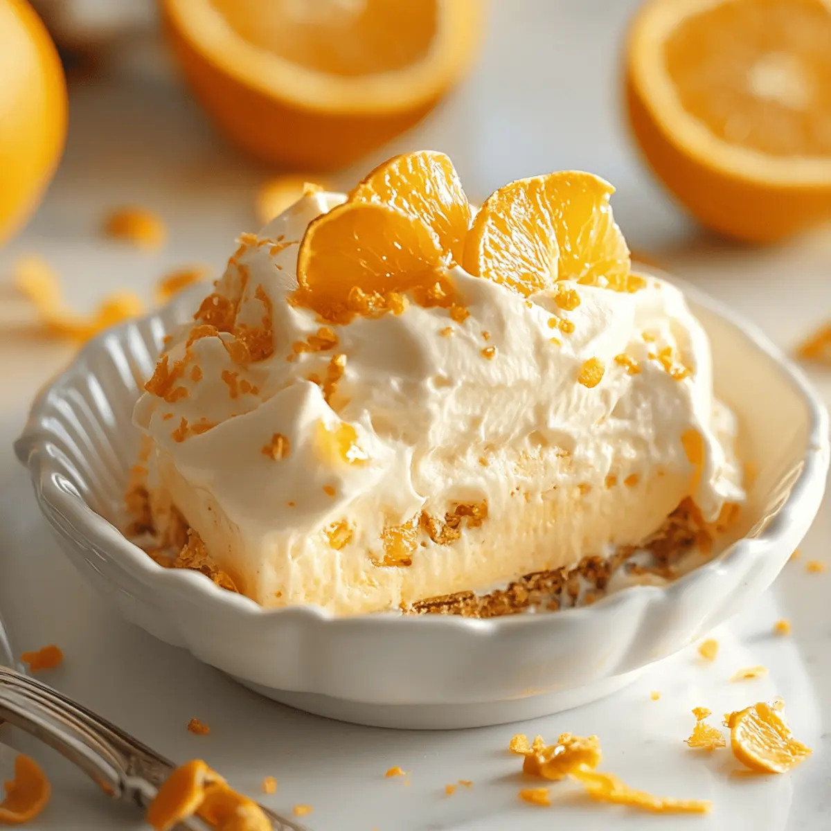 Orange Cream Freezer Dessert