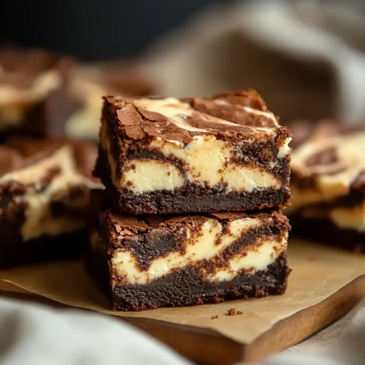 Pumpkin Spice Cheesecake Swirl Brownies