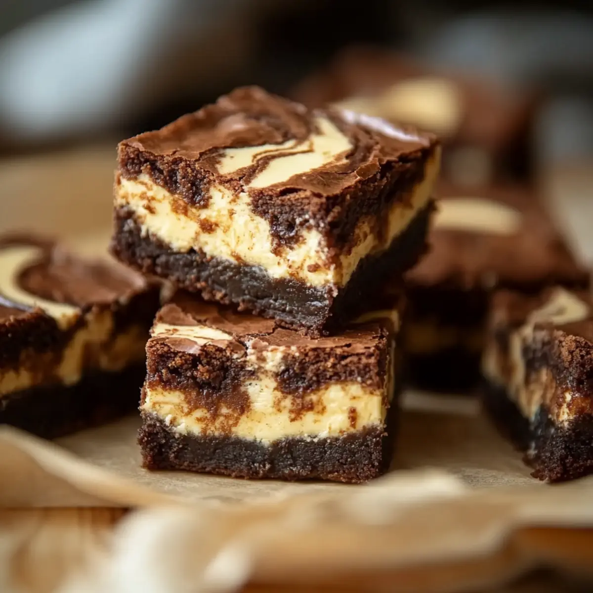 Pumpkin Spice Cheesecake Swirl Brownies