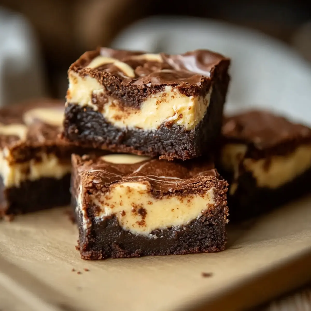 Pumpkin Spice Cheesecake Swirl Brownies