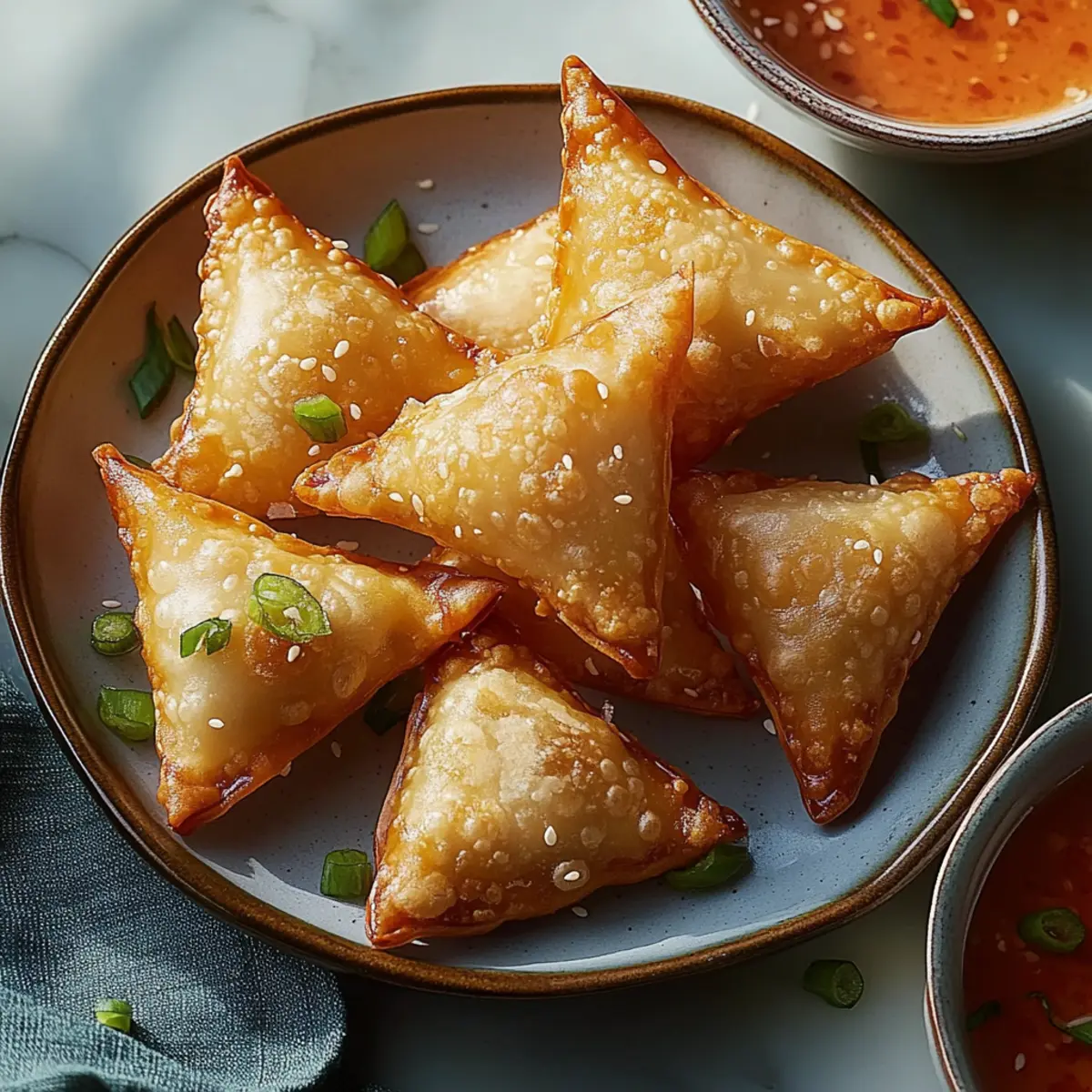 Rice Paper Crab Rangoons