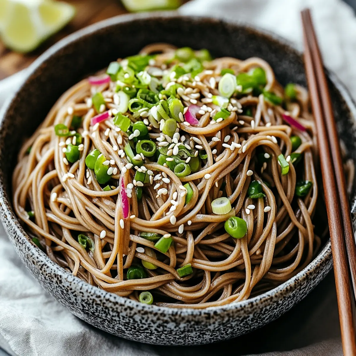 Sesame Soba Noodles
