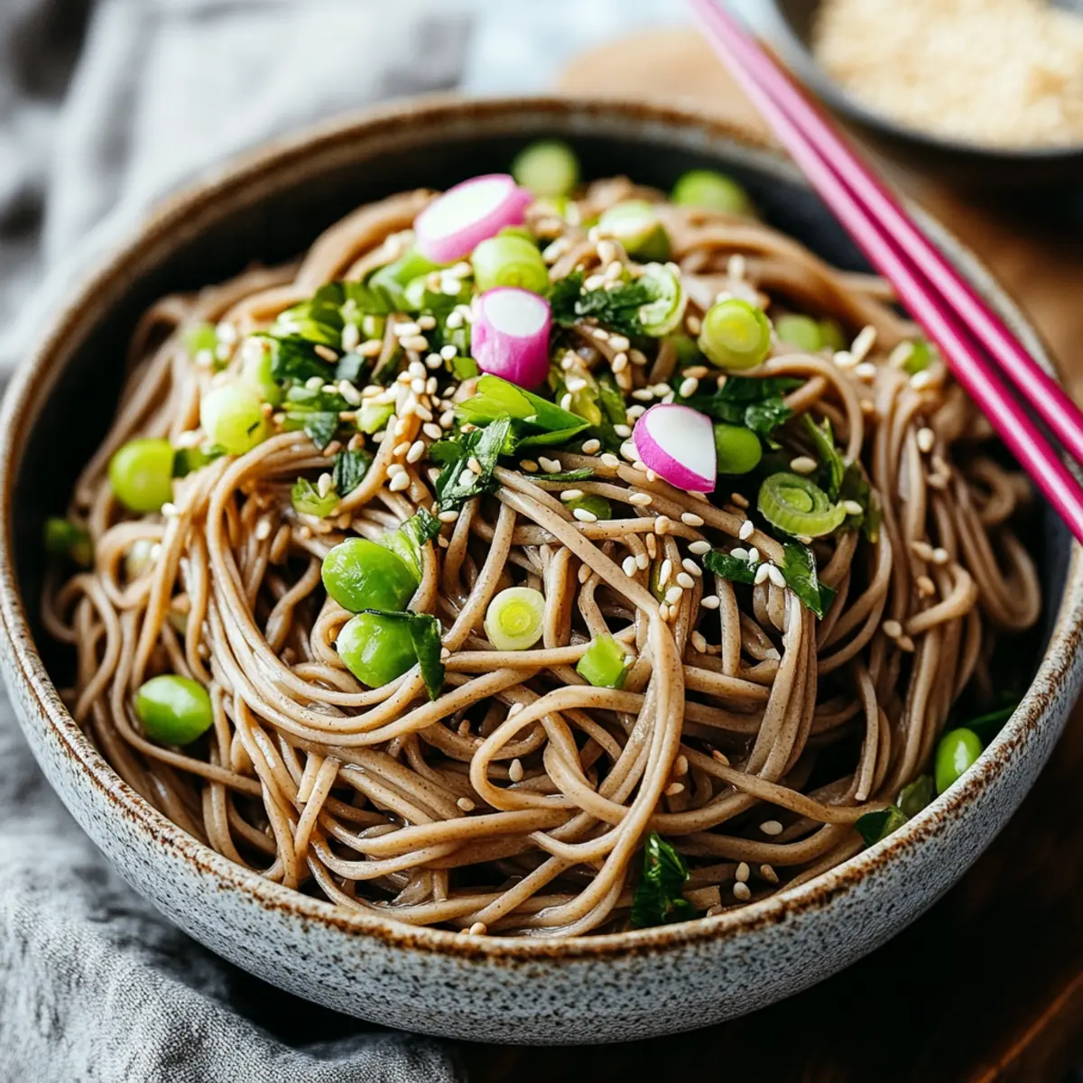 Sesame Soba Noodles