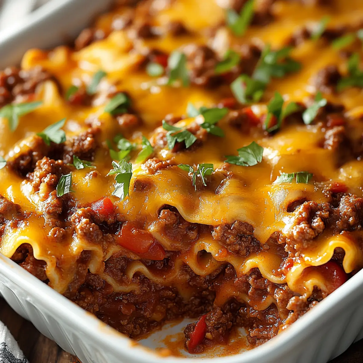 Sloppy Joe Casserole with Manwich